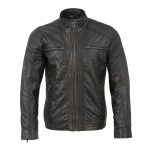 Milwaukee Leather SFM1861 Men’s Two-Tone Leather Jacket with Front Zipper Closure - Image 7