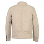 Milwaukee Leather SFM1865 Men’s Linen Cafe Racer Leather Jacket with Front Zipper Closure - Image 2