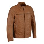 Milwaukee Leather SFM1865 Men’s Saddle Classic Zipper Front Leather Jacket