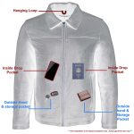 Milwaukee Leather SFM1875 Men’s New Zealand Lambskin Leather with Shirt Style Collar - Image 2