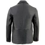 Milwaukee Leather SFM1880 Men’s Black 2-Button Closure Car Coat Blazer Leather Jacket - Image 2