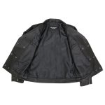 Milwaukee Leather SFM1885 Men’s Black Leather Fashion Jacket with Piping Design - Image 14