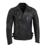 Milwaukee Leather SFM1885 Men’s Black Leather Fashion Jacket with Piping Design - Image 8