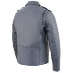 Milwaukee Leather SFM1890 Men’s Blue Leather Classic Moto Leather Jacket - Image 11