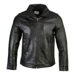 Boston Harbour 2.0 Men’s Black New Zealand Lamb Leather Fashion Car Coat Jacket SFM1898 - Image 6