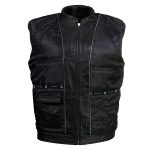 Boston Harbour 1.0 Men’s Black New Zealand Lamb Leather Fashion Car Coat Jacket SFM1899 - Image 4