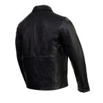 Boston Harbour 1.0 Men’s Black New Zealand Lamb Leather Fashion Car Coat Jacket SFM1899 - Image 7
