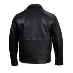 Boston Harbour 1.0 Men’s Black New Zealand Lamb Leather Fashion Car Coat Jacket SFM1899 - Image 2