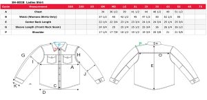 Leather King SH8028 Ladies Black Lambskin Leather Shirt - Image 2