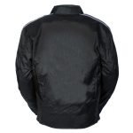 NexGen SH0030 Men’s ‘Racer’ Black and Orange Textile Motorcycle Jacket - Image 2