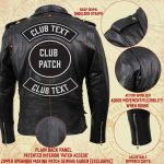 Milwaukee Leather SH1011 Men’s Classic Brando Premium Leather Black Motorcycle Riders Leather Jacket w/ Side Laces - Image 4