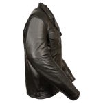 Leather King SH1018 Men’s ‘Pistol Pete’ Motorcycle Jacket with Utility Pocket - Image 2