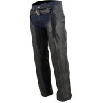 Milwaukee Leather Chaps for Men’s Black Premium Leather – Classic Jean Style Pockets Motorcycle Chap – SH1101TALL - Image 12