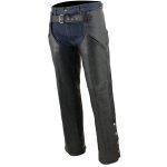 Milwaukee Leather Chaps for Men’s Black Leather Slash Pocket- Snap Out Thermal Lined Motorcycle Riders Chap- SH1103 - Image 5