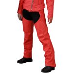 Milwaukee Leather SH1135 Women’s ‘Braided’ Red Classic Leather Chaps