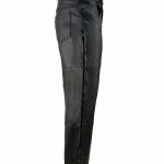 Milwaukee Leather SH1150 Men’s Black Leather Motorcycle Over Pants with Jean Style Pockets - Image 6