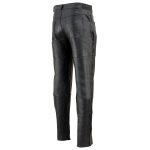 Milwaukee Leather SH1150 Men’s Black Leather Motorcycle Over Pants with Jean Style Pockets - Image 7