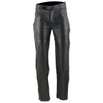 Milwaukee Leather SH1150 Men’s Black Leather Motorcycle Over Pants with Jean Style Pockets - Image 5