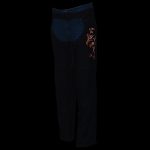 Milwaukee Leather SH1182 Women’s Black with Orange Textile Motorcycle Riding Chaps with Tribal Embroidery - Image 4