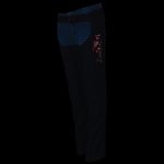 Milwaukee Leather SH1182 Women’s Black with Red Textile Motorcycle Riding Chaps with Tribal Embroidery - Image 5