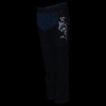 Milwaukee Leather SH1182 Women’s Black with Pink Textile Motorcycle Riding Chaps with Tribal Embroidery - Image 5