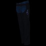 Milwaukee Leather SH1182 Women’s Black with Purple Textile Motorcycle Riding Chaps with Tribal Embroidery - Image 5