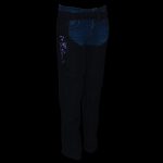 Milwaukee Leather SH1182 Women’s Black with Purple Textile Motorcycle Riding Chaps with Tribal Embroidery - Image 6