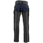 Milwaukee Leather Chaps for Men’s Black Leather 4-Pockets – Snap Out Thermal Lined Motorcycle Riders Chap – SH1191C - Image 2