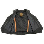 Milwaukee Leather SH1227 Women’s Black Leather Classic Western Motorcycle Rider Vest- Front 4-Snap Button Closure - Image 5