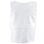 Genuine Leather SH1367ZW Men’s ‘Bullet Proof Replica’ White Leather Vest - Image 3