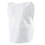 Genuine Leather SH1367ZW Men’s ‘Bullet Proof Replica’ White Leather Vest - Image 4
