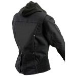 NexGen SH1939 Women’s ‘Reflective Tribal’ Black 3/4 Textile Vented Jacket - Image 7