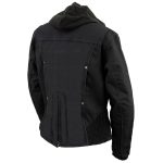 NexGen SH1939 Women’s ‘Reflective Tribal’ Black 3/4 Textile Vented Jacket - Image 10