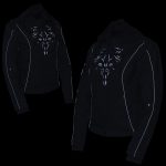 NexGen SH1939 Women’s ‘Reflective Tribal’ Black 3/4 Textile Vented Jacket - Image 5