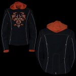 NexGen SH1939 Women’s ‘Reflective Tribal’ Orange and Black 3/4 Textile Vented Jacket - Image 5