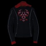 NexGen SH1939 Women’s ‘Reflective Tribal’ Red and Black 3/4 Textile Vented Jacket - Image 5