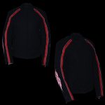 Milwaukee Leather SH1954 Women’s Black and Red Textile Jacket with Stud and Wings Detailing - Image 2