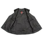 Milwaukee Leather SH1955 Ladies Black Textile Vest with Wing Embroidery - Image 4