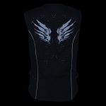 Milwaukee Leather SH1955 Ladies Black Textile Vest with Wing Embroidery - Image 5