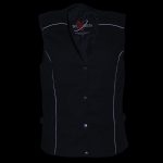 Milwaukee Leather SH1955 Ladies Black Textile Vest with Wing Embroidery - Image 6