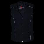 Milwaukee Leather SH1955 Ladies Black and Pink Textile Vest with Wing Embroidery - Image 6