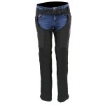 Milwaukee Leather SH1956 Women’s ‘Winged’ Black and Purple Textile Chaps - Image 8
