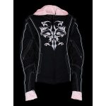 NexGen SH1966 Ladies Black and Pink 3/4 Jacket with Reflective Tribal and Hoodie - Image 8