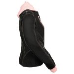 NexGen SH1966 Ladies Black and Pink 3/4 Jacket with Reflective Tribal and Hoodie - Image 4