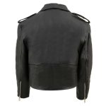 Milwaukee Leather SH2010 Toddlers Black Classic Motorcycle Leather Jacket - Image 2