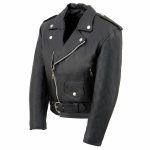 Milwaukee Leather SH2010 Toddlers Black Classic Motorcycle Leather Jacket - Image 6