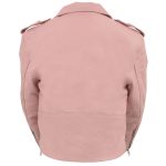 Milwaukee Leather SH2010 Girls Toddler Classic Style Pink Leather Motorcycle Jacket - Image 2