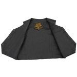 Milwaukee Leather SH2011 Kids Black Classic Three Snap Leather Vest - Image 4