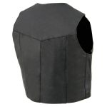 Milwaukee Leather SH2011 Kids Black Classic Three Snap Leather Vest - Image 5