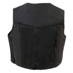 Milwaukee Leather SH2011 Kids Black Classic Three Snap Leather Vest - Image 2